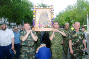На улицах Оренбурга